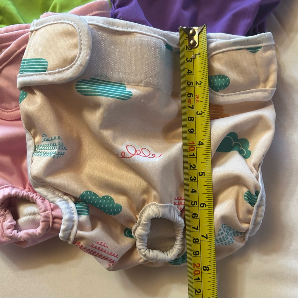 4 Colorful Dog Diapers - Picture 2 of 6